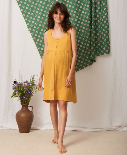 Lana summer pregnancy dress in organic cotton I Maternity dresses