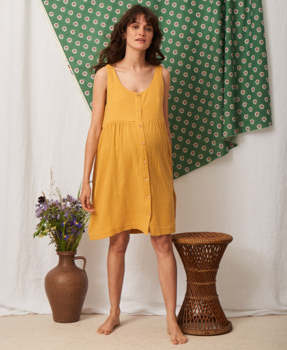 Lana summer pregnancy dress in organic cotton I Maternity dresses