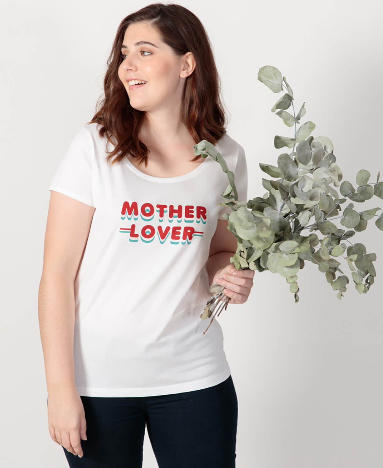 Organic Cotton Mother Lover Pregnancy T-shirt l Ethic Maternity Tshirt