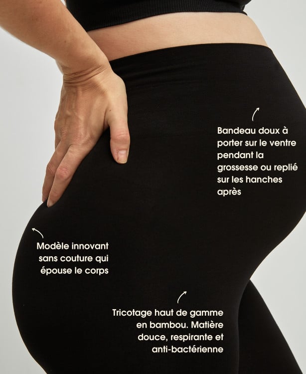 Legging Grossesse Sans Couture Bambou