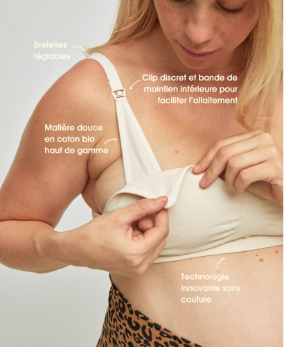QCEMENI Nursing Bras for Pregnant Women Solid Seamless No Underwire Push Up  Vest Tops Underwear Open Button Breastfeding Bra Beige : :  Clothing, Shoes & Accessories