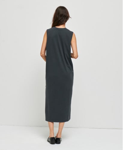 Charlie Vintage Black Cotton Pregnancy Dress