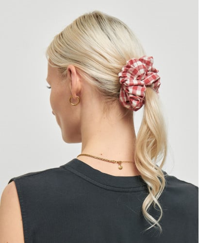 maxi chouchou coton vichy rouge