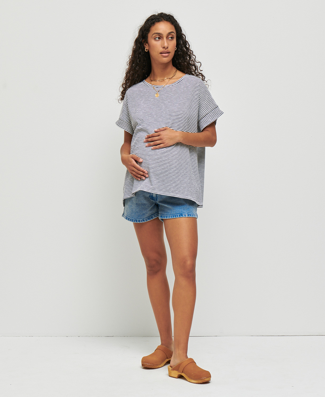 Olivia Cotton Pregnancy Top l Sustainable Pregnancy & Maternity Tops