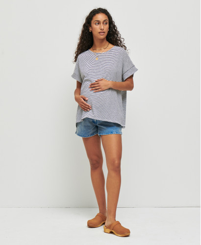 Olivia Cotton Pregnancy Top l Sustainable Pregnancy & Maternity Tops