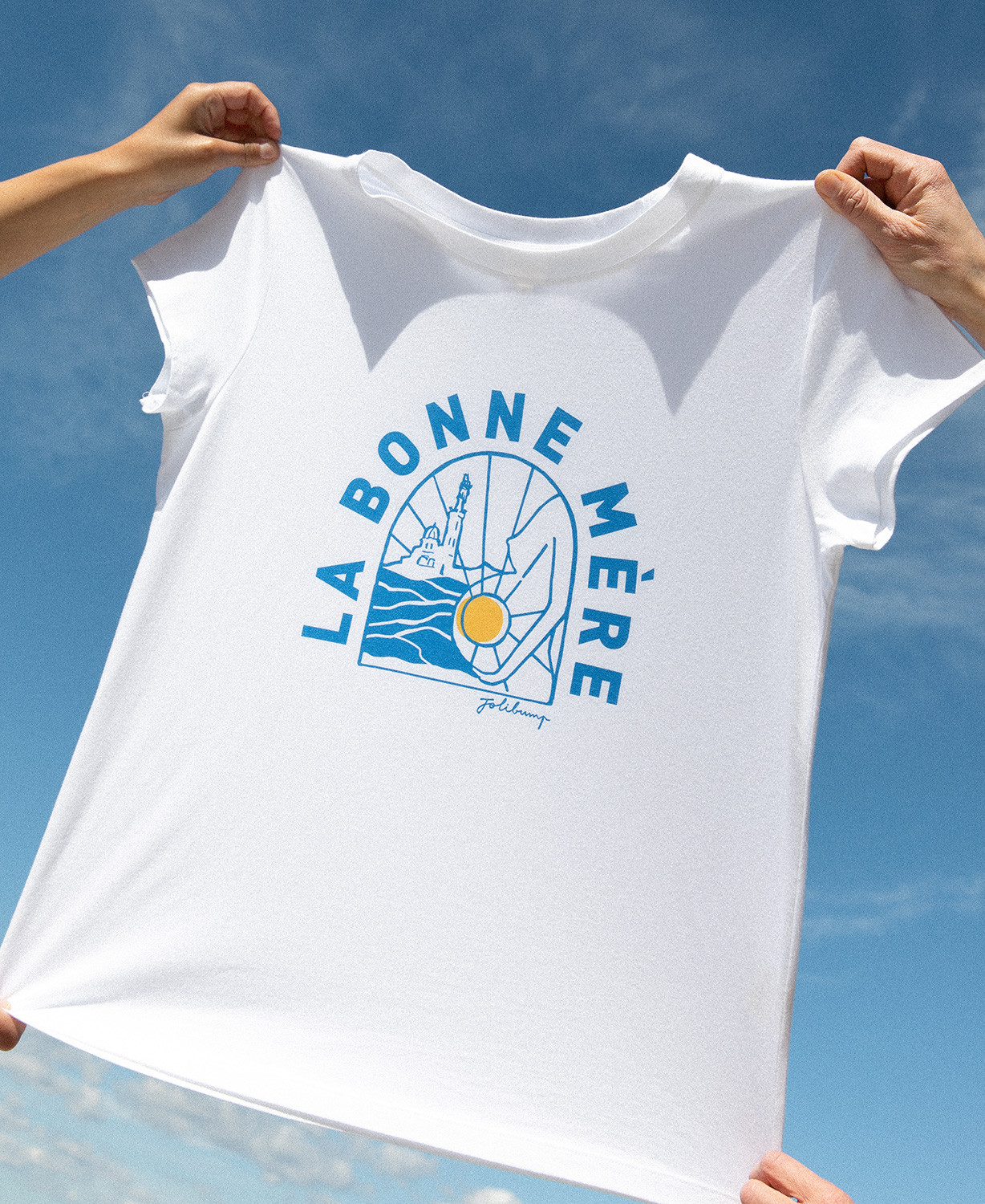 T-Shirt „La Bonne Mere“ aus Bio-Baumwolle Weiß