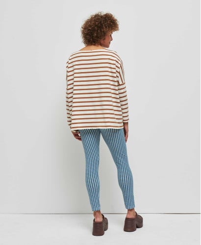 Marinière Grossesse Coton Camel