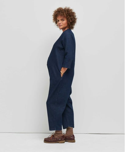 Schwangerschaftslatzhose Denim Roh Alba