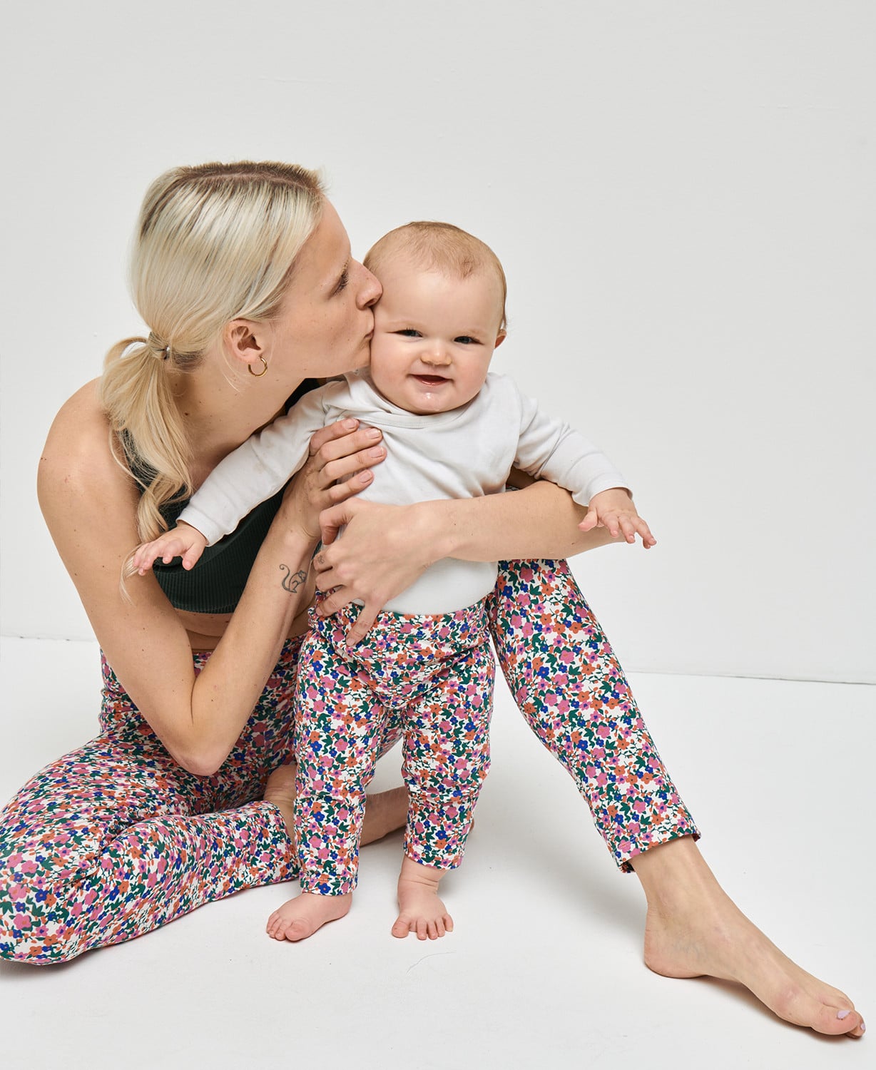 Duo leggings liberty maman/enfant