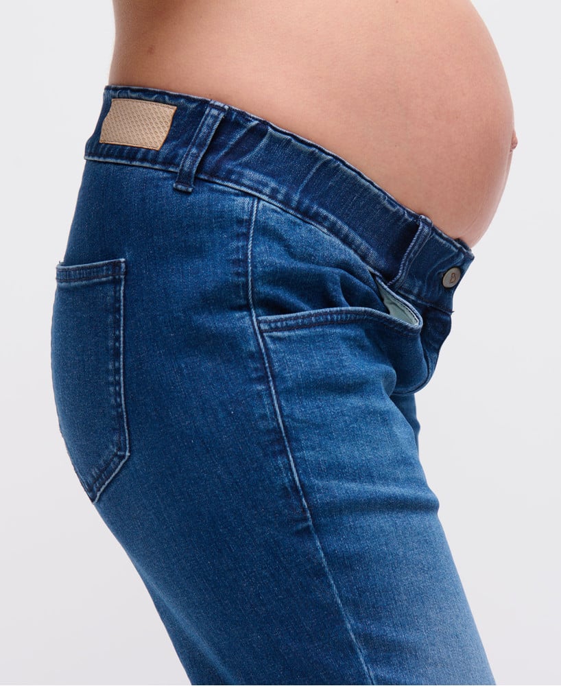 Jean De Maternité Motherhood Maternity - Taille PL (petite Grande), Coupe Bootcut, Occasion Très Bon état