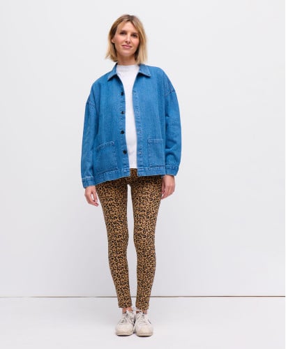 Denim-Jacke Maï blau