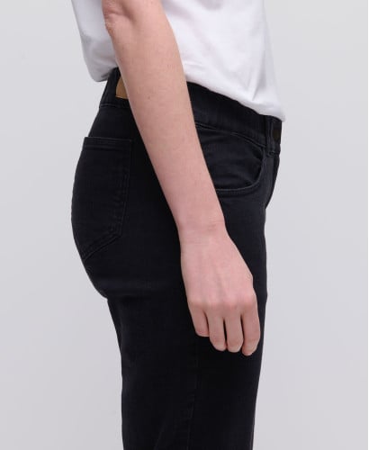 Schwangerschaftsjeans Straight schwarz