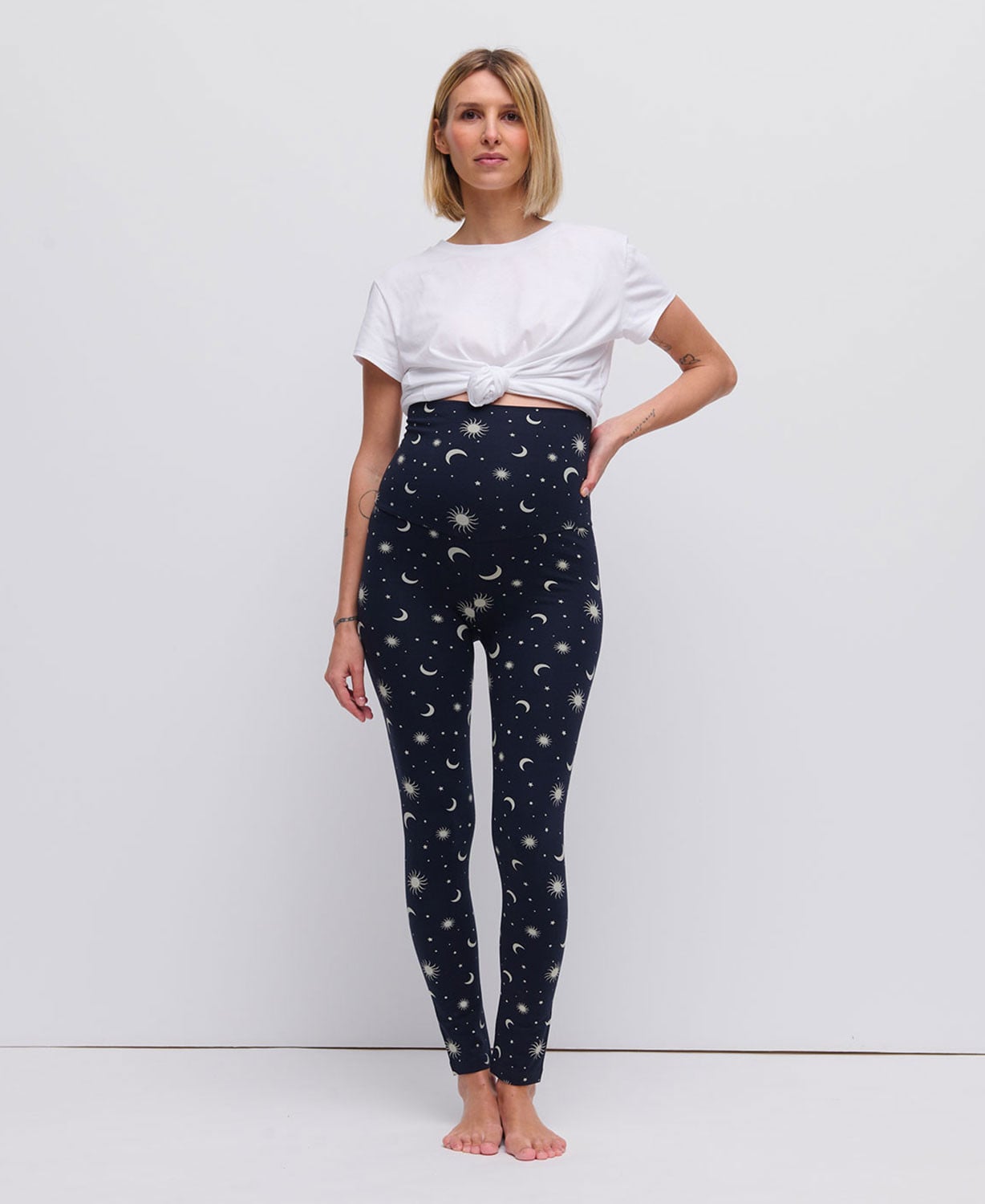 Schwangerschaft-Leggings aus Bio-Baumwolle Astro