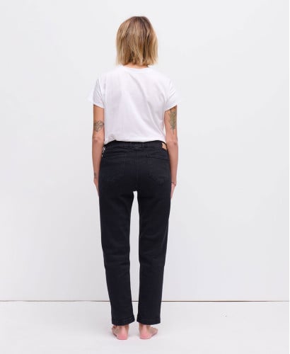 Schwangerschaftsjeans Straight schwarz