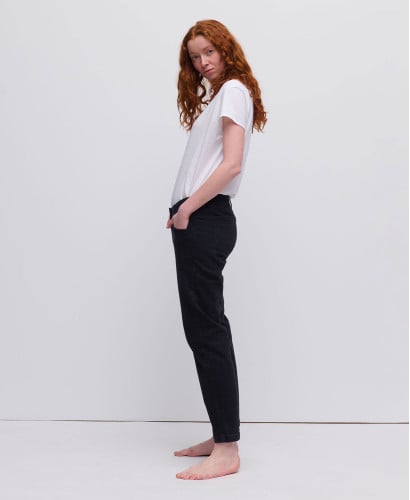 Schwangerschaftsjeans Straight schwarz