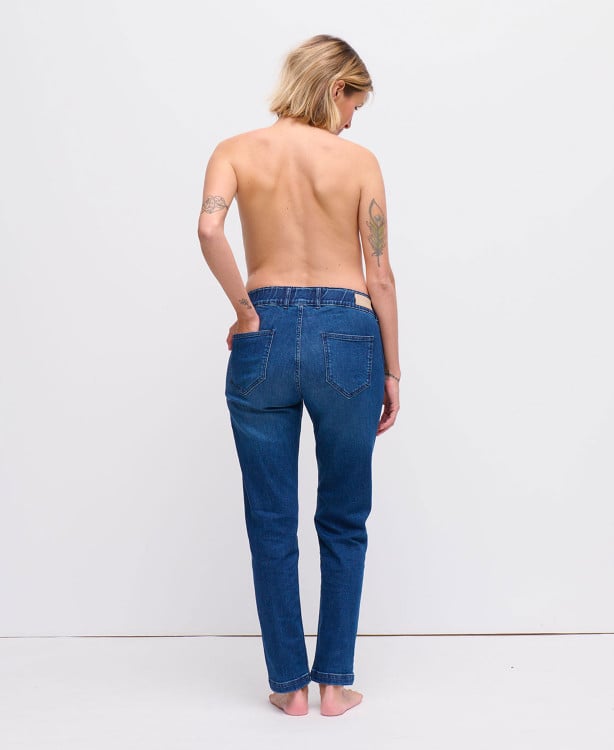 Blue Straight Pregnancy Jeans