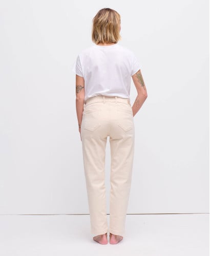 Schwangerschaftsjeans Straight ecru