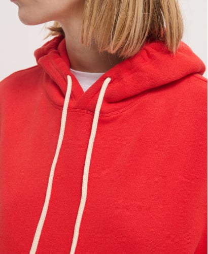 Hoodie Coton Rouge