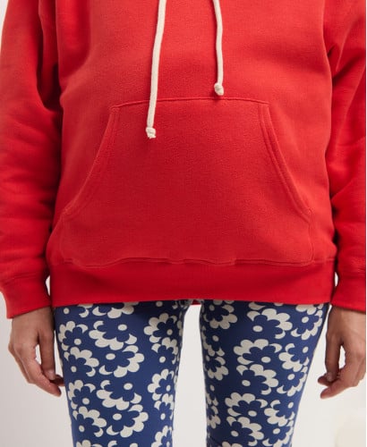 Hoodie Coton Rouge
