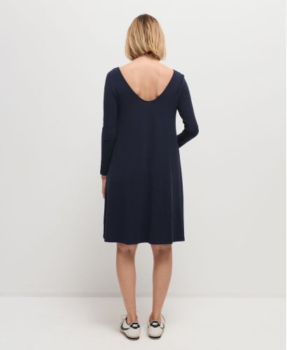 Schwangerschaftkleid Blau Modal Clémence