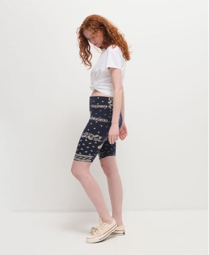 Organic Cotton Bandana Pregnancy Biker Shorts