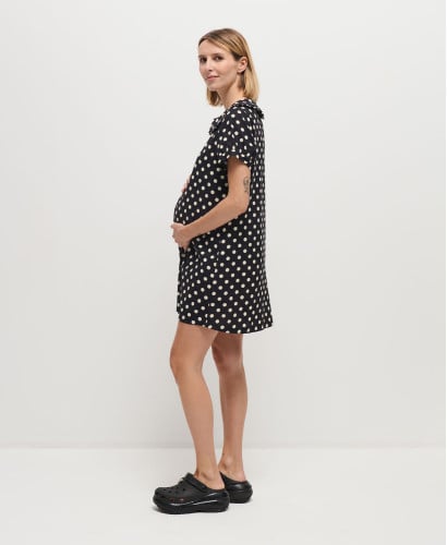 Umstandskleid Baumwolle Polka Dots Diana I Nachhaltige Umstandskleider