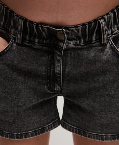 Short Grossesse Denim Gris