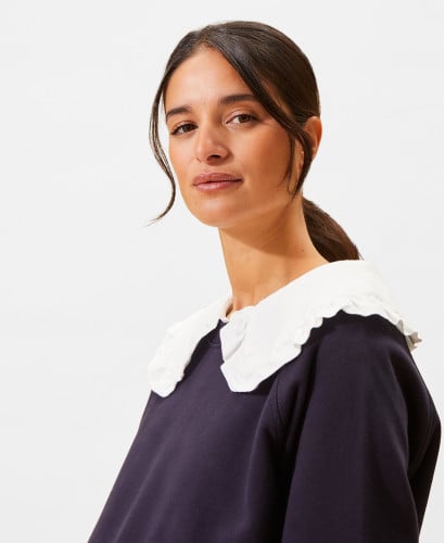 Chemise Grossesse Lin Blanc Tulsa