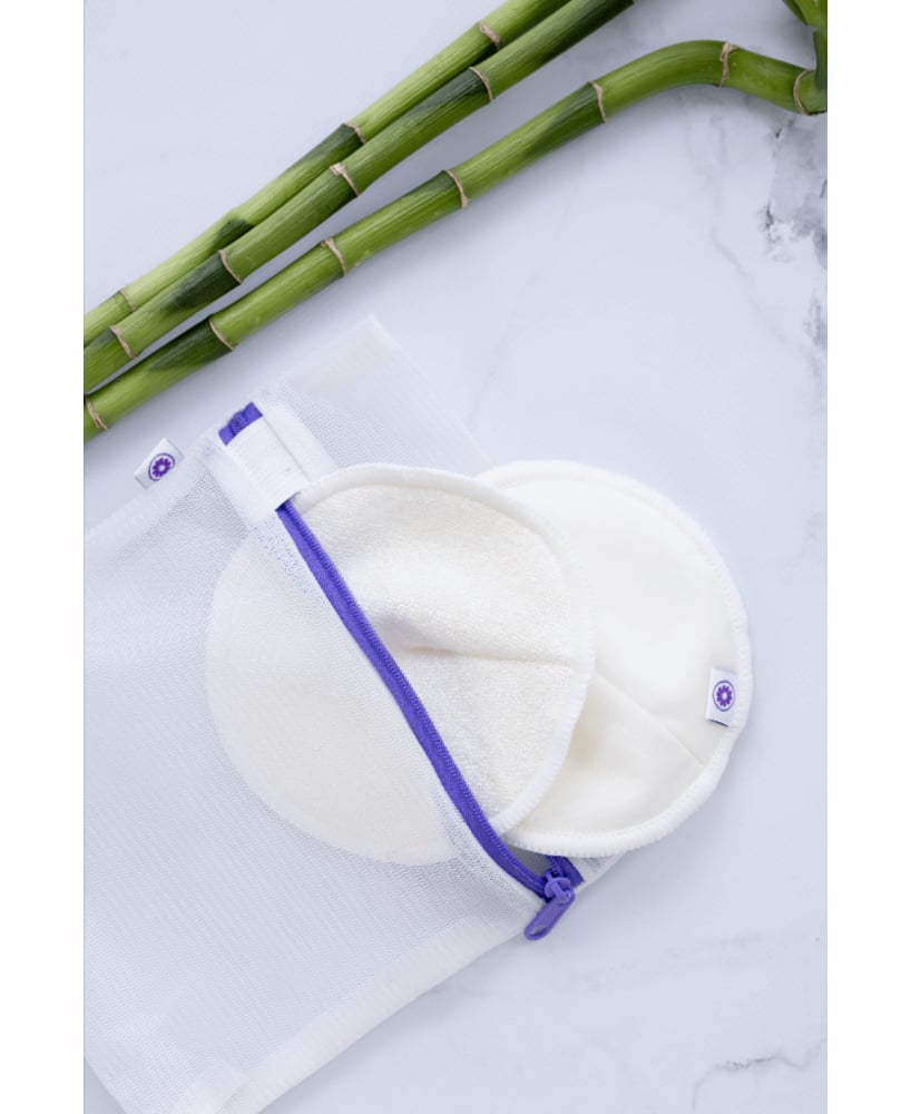 GXGM 18 Pièces Coussinets d'allaitement réutilisables, coussinet allaitement lavable, Coussinets lavables et Doux pour la Peau, étanches, absorbants et Ultra Doux pour l'allaitement