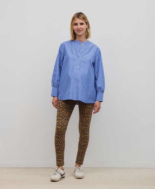 Blouse Popeline coton Coton Rayée Noa