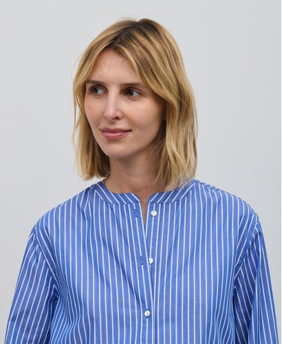 Blouse Popeline coton Coton Rayée Noa