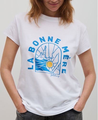 T-Shirt Mutterschaft Weiß Bio Baumwolle l Kleidung Schwangerschaft Bio -  La Bonne Mère 