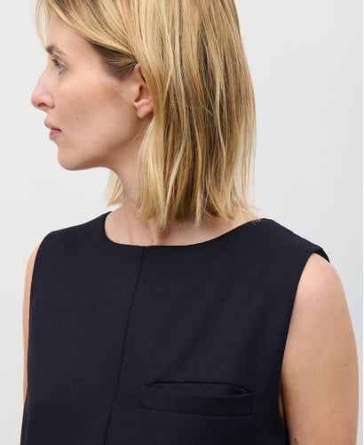 Robe tailleur drap de Laine Margaux