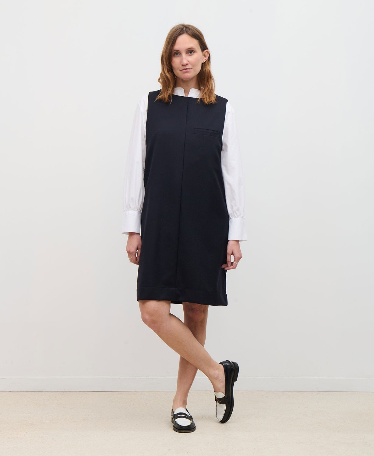 Robe tailleur drap de Laine Margaux