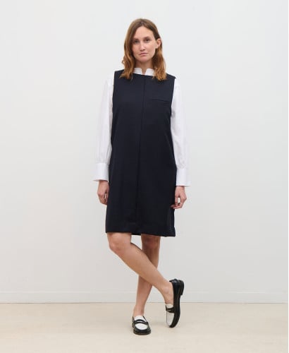 Margaux wool tailored dress