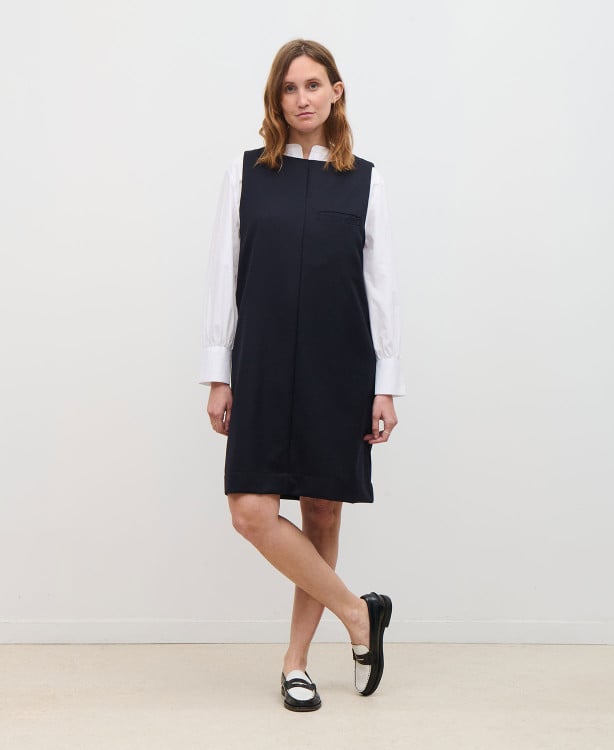 Margaux wool tailored dress