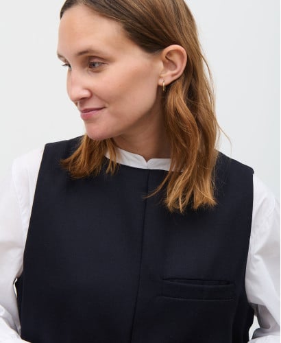 Robe tailleur drap de Laine Margaux