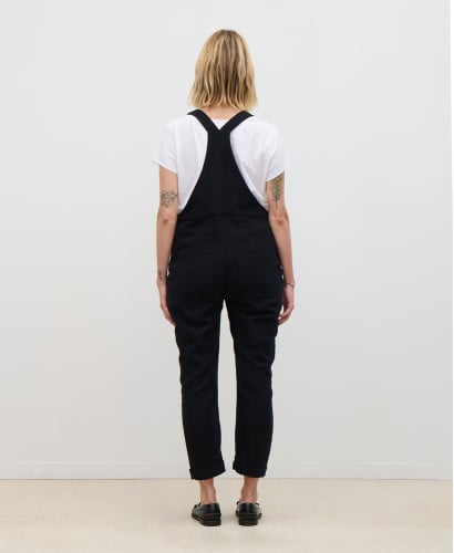 Schwangerschaftslatzhose Flanell-Baumwolle Arizona schwarz