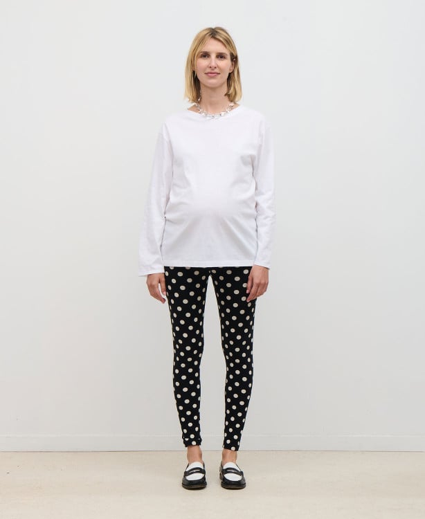 Q.KIM Sweat-shirt Grossesse Femme Manches Longues Casual - Fermeture Éclair Maternité