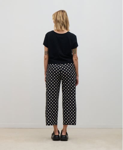 Pregnancy Trousers Polka Dots Cotton Maria