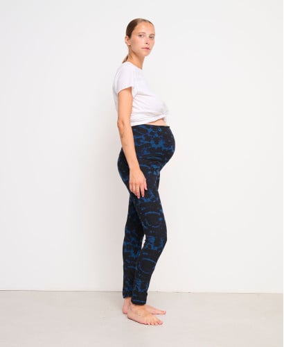 Organic Cotton Tie & Dye Pregnancy Leggings