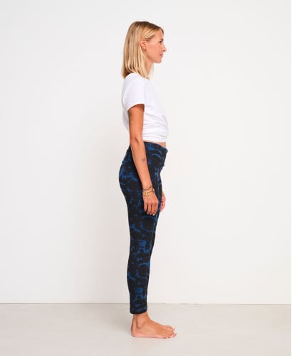 Schwangerschaft-Leggings Bio-Baumwolle Tie & Dye