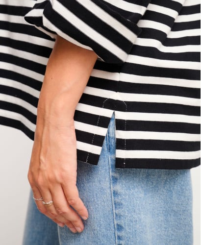 Marinière Oversize Noire