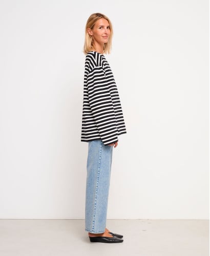 Marinière Oversize Noire