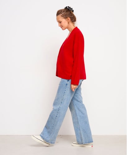 Gilet Laine Rouge Matéo