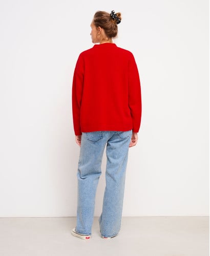 Gilet Laine Rouge Matéo