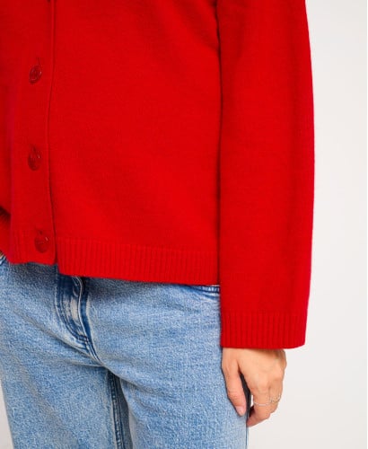 Gilet Laine Rouge Matéo