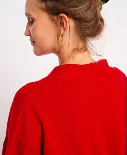 Gilet Laine Rouge Matéo