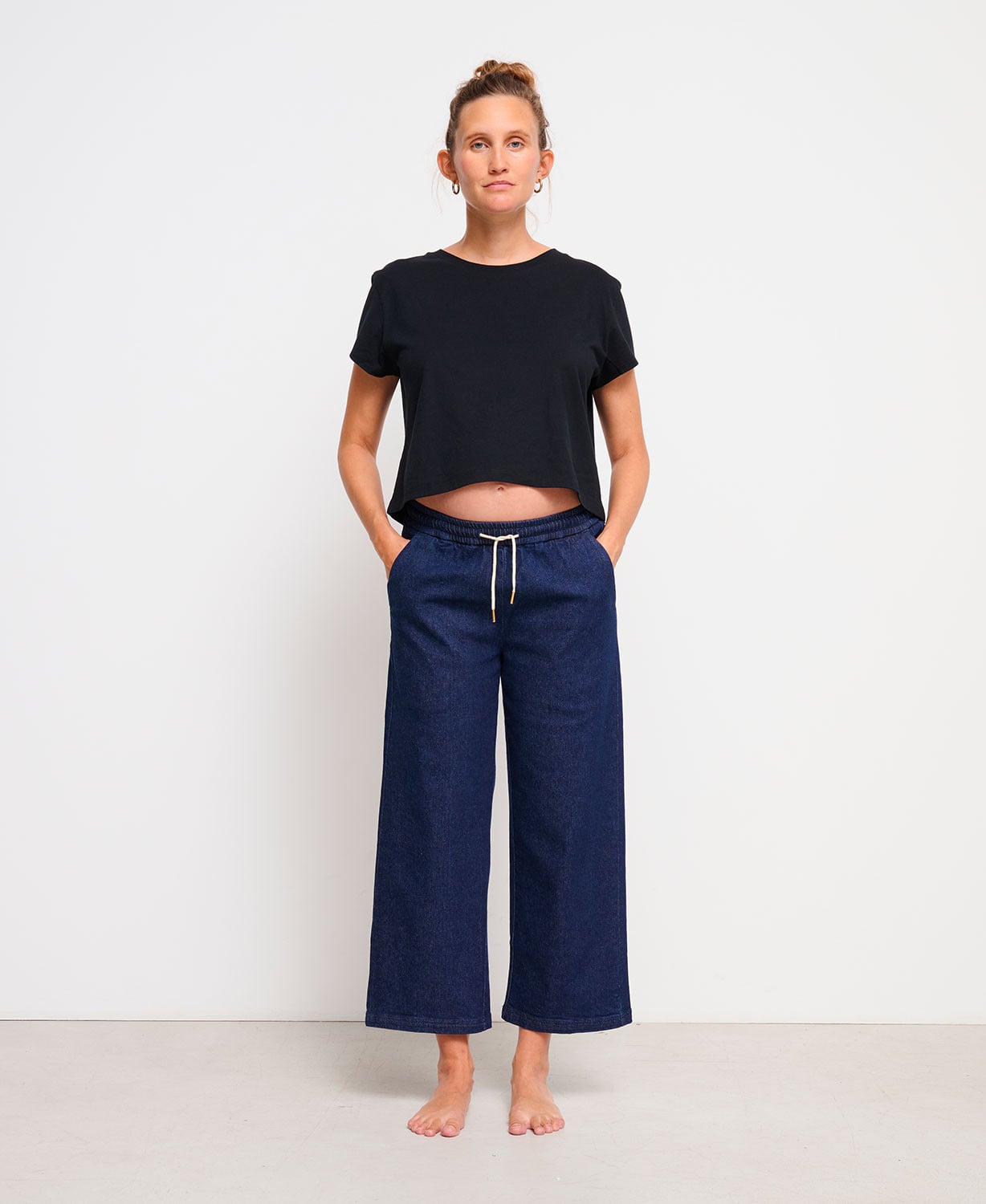 Pregnancy Trousers Raw Denim Maria