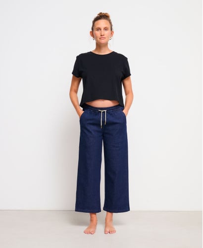 Pantalon Grossesse Coton Pois l Bas & Pantalons Maternité Confortables -  Brut 